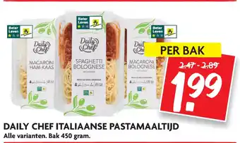 Dekamarkt Daily Chef Italiaanse Pastamaaltijd 450gram aanbieding