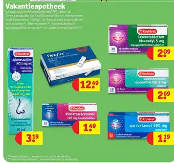 Kruidvat Vakantieapotheek aanbieding