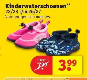 Kruidvat Kinderwaterschoenen 22/23-26/27 aanbieding