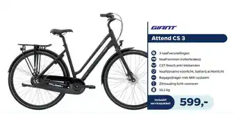 Bike Totaal Giant attend cs 3 fiets aanbieding