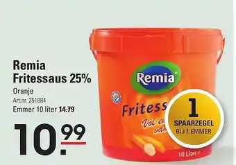 Sligro Remia fritessaus 25% aanbieding