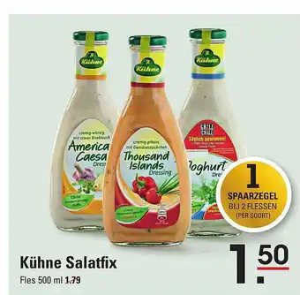 Sligro Kühne salatfix 500 ml aanbieding