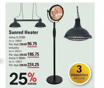 Sligro Sunred heater aanbieding