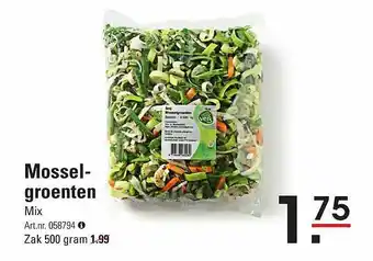 Sligro Mosselgroenten 500 gram aanbieding