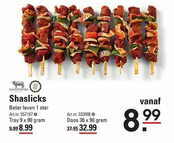 Sligro Shaslicks aanbieding