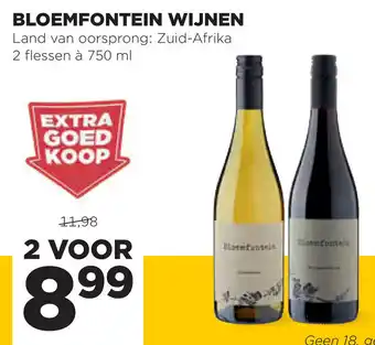 Jumbo Bloemfontein wijn 2*750ml aanbieding