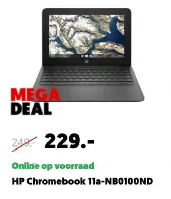 MediaMarkt HP Chromebook 11a-NB0100ND aanbieding