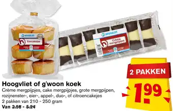 Hoogvliet Hoogvliet of g'woon koek 250g aanbieding