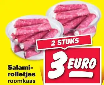 Nettorama Salami- rolletjes aanbieding