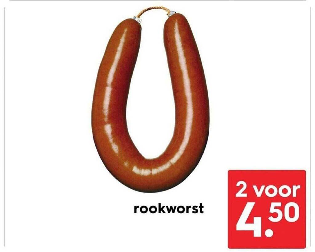 Rookworst aanbieding bij HEMA