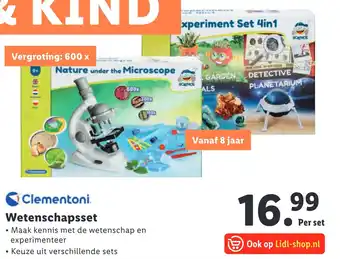 Lidl Wetenschapsset aanbieding