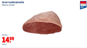 Makro Lerse runderpicanha aanbieding