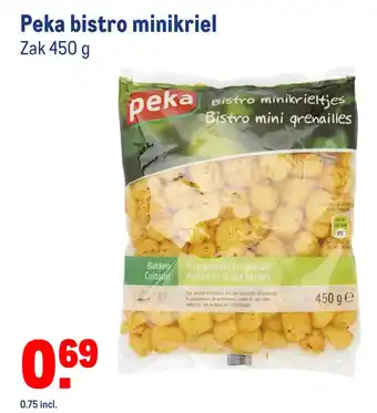 Makro Peka bistro minikriel aanbieding