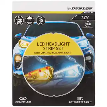 Action Dunlop ledstrip koplamp en knipperlicht aanbieding