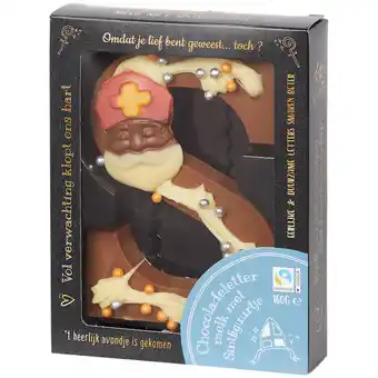 Action La chocolaterie luxe chocoladeletter aanbieding