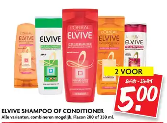 Dekamarkt Elvive Shampoo Of Conditioner 250ml aanbieding