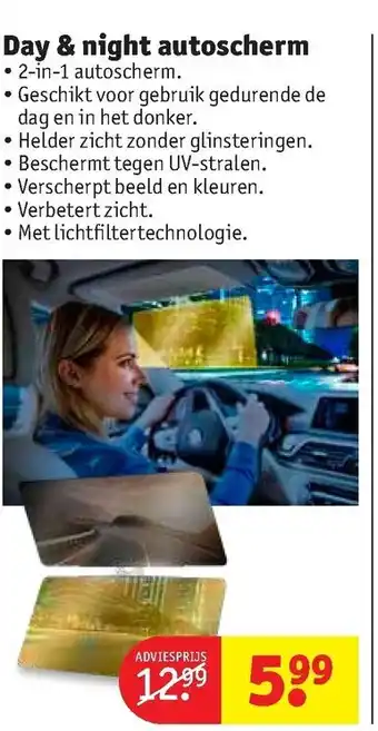 Kruidvat Day & Night autosherm aanbieding