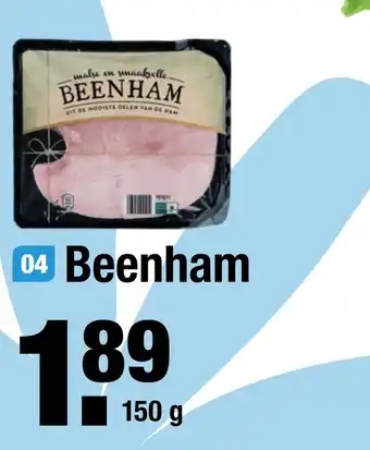 ALDI Beenham 150g aanbieding