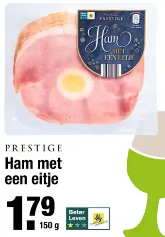 ALDI Ham met een eitje 150g aanbieding