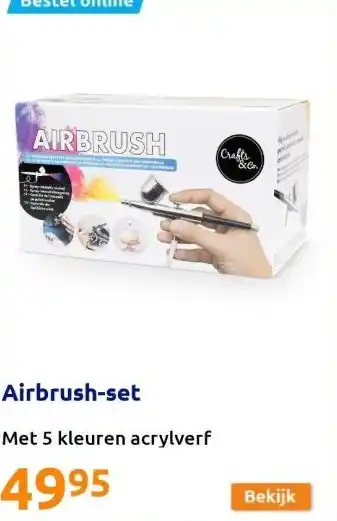 Action Airbrush-set aanbieding