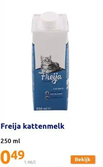 Action Freija kattenmelk aanbieding