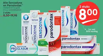 Etos Alle Sensodyne en Parodontax ** aanbieding