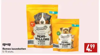 ALDI Romeo kauwbotten aanbieding