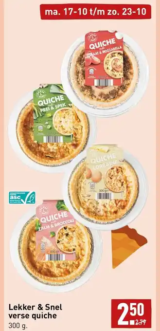 ALDI Lekker & Snel verse quiche 300 g aanbieding