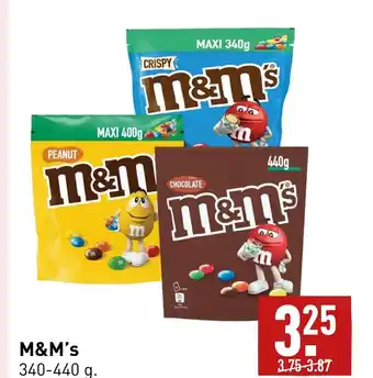 ALDI M & M's 340-440 g aanbieding