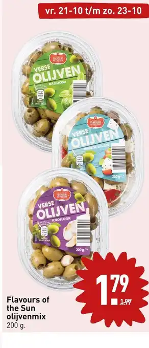 ALDI Flavours of the Sun olijvenmix 200 g aanbieding