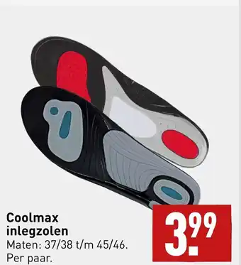 ALDI Coolmax inlegzolen aanbieding