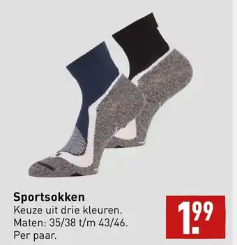 ALDI Sportsokken aanbieding