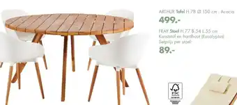 Casa Tafel Arthur acacia aanbieding