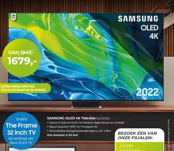 EP Samsung oled 4k televisie (qe55s95) aanbieding