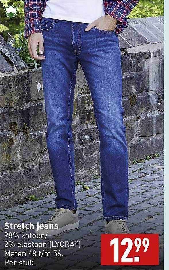 Stretch jeans aanbieding bij ALDI