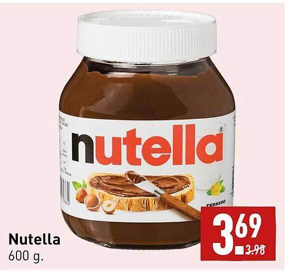 Nutella aanbieding bij ALDI
