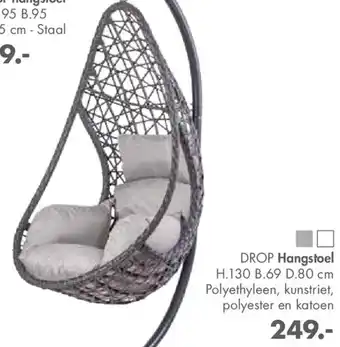 Casa Hangstoel Drop aanbieding