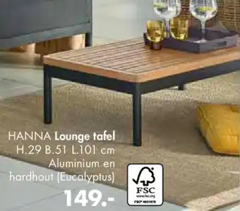 Casa Lounge tafel Hanna aanbieding