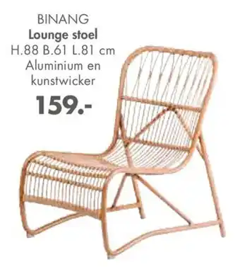 Casa Lounge stoel Binang aanbieding