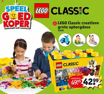 Kruidvat Lego classic creatieve grote opbergdoos 10698 aanbieding