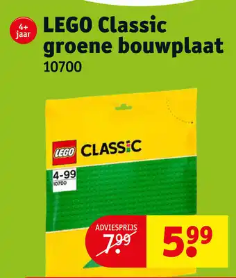 Kruidvat Lego classic groene bouwplaat 10700 aanbieding