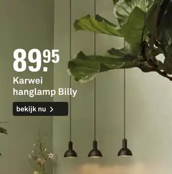 Karwei Karwei hanglamp Billy aanbieding