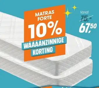 Kwantum Matras forte aanbieding