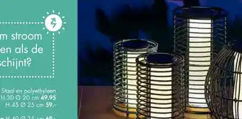 Casa Solarlamp Vinn 45*25 cm aanbieding