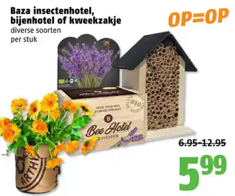 Poiesz Baza Insectenhotel, bijenhotel of kweekzakje aanbieding