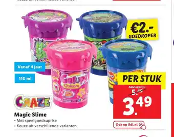 Lidl Magic Slime aanbieding