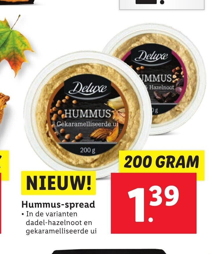 Hummusspread 200 gram aanbieding bij Lidl