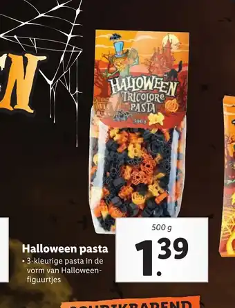 Lidl Halloween pasta 500 g aanbieding