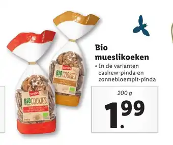 Lidl Sondey Buio mueslikoeken 200 g aanbieding