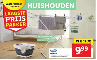 Lidl AquaPur Droogrek aanbieding